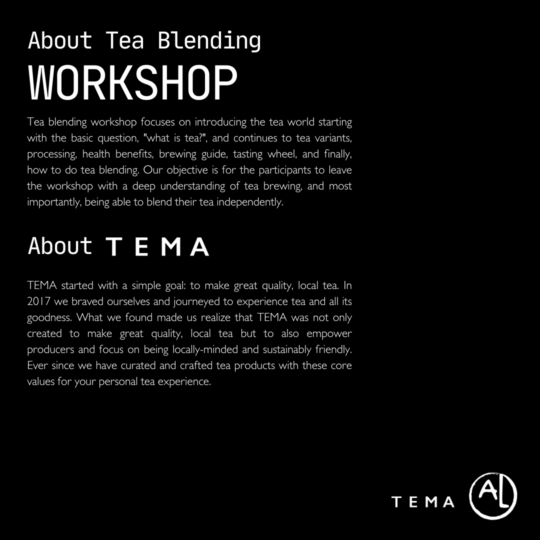 
                  
                    CUP WITH STRAINER CERAMIC + TEA BLENDING WORKSHOPS
                  
                