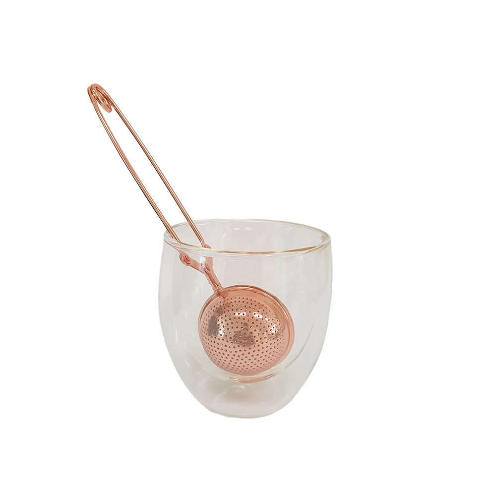 
                  
                    Rose Gold Stainless Steel Tea Strainer
                  
                